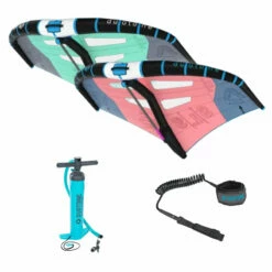 Duotone Foil Wing Slick SLS 2023 Package - Miniboom Silver - Pump - Wrist Leash -