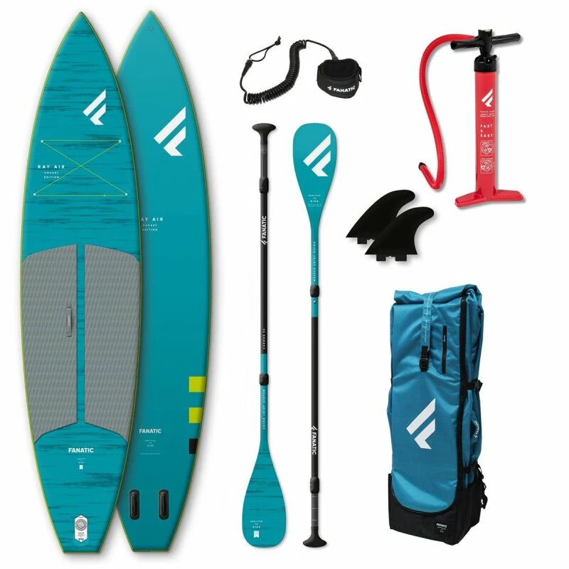 Fanatic Ray Air Pocket Package With 3Piece 35% Carbon Paddle 3 Fanatic Ray Air Pocket Package With 3Piece 35% Carbon Paddle
