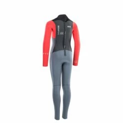 ION-Wetsuit Capture 5/4 Back Zip Junior Steel Blue/red/black 2022 -Surfausrüstung Verkäufe 2024 ion wetsuit capture 5 4 back zip junior steel blue red black 20222