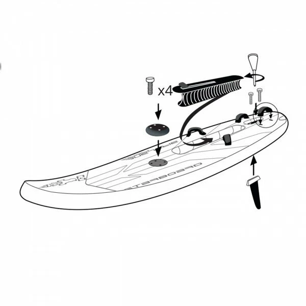 Starboard Airplane 242 X72 Center Fin 2023 4 Starboard Airplane 242 X72 Center Fin 2023 – Bild 2