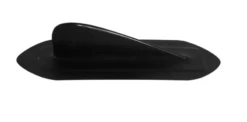 Starboard Infl River Glue On Side Fin With Black PVC Patch Fin