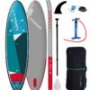 Starboard Inflatable SUP IGo Zen SC 10'8''x33''x5.5'', Incl.3-pcs ABS/ Fieberglas Paddel M 2023 -Surfausrüstung Verkäufe 2024 starboard inflatable sup igo zen sc 108x33x55 incl3 pcs abs fieberglas paddel m 2023