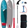 Starboard Inflatable SUP IGo Zen SC 11'2''x31''x5.5'', Incl.3-pcs ABS/ Fieberglas Paddel M 2023 -Surfausrüstung Verkäufe 2024 starboard inflatable sup igo zen sc 112x31x55 incl3 pcs abs fieberglas paddel m 2023 2